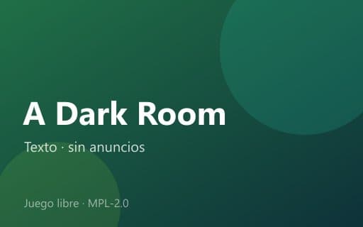 A Dark Room